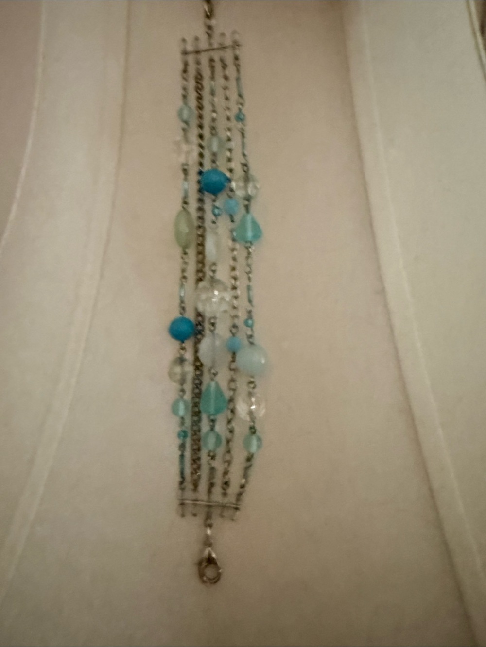 Multi-Strand Blue Beaded Bracelet - Women Jewelry